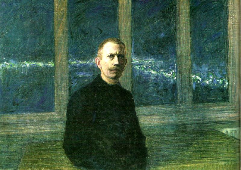 Eugene Jansson Jag, sjalvportratt France oil painting art